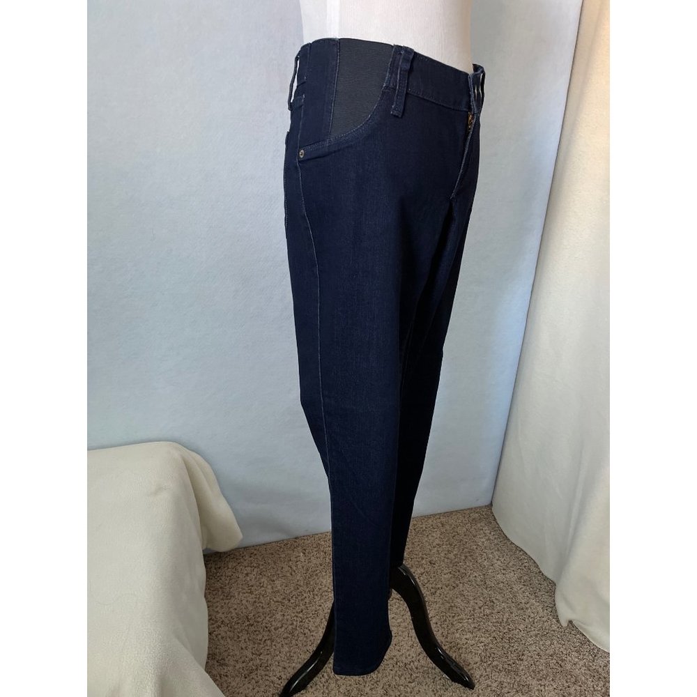 Isabel Maternity Dark Wash Skinny Jegging/Jeans, Size 8 - Picture 4 of 11